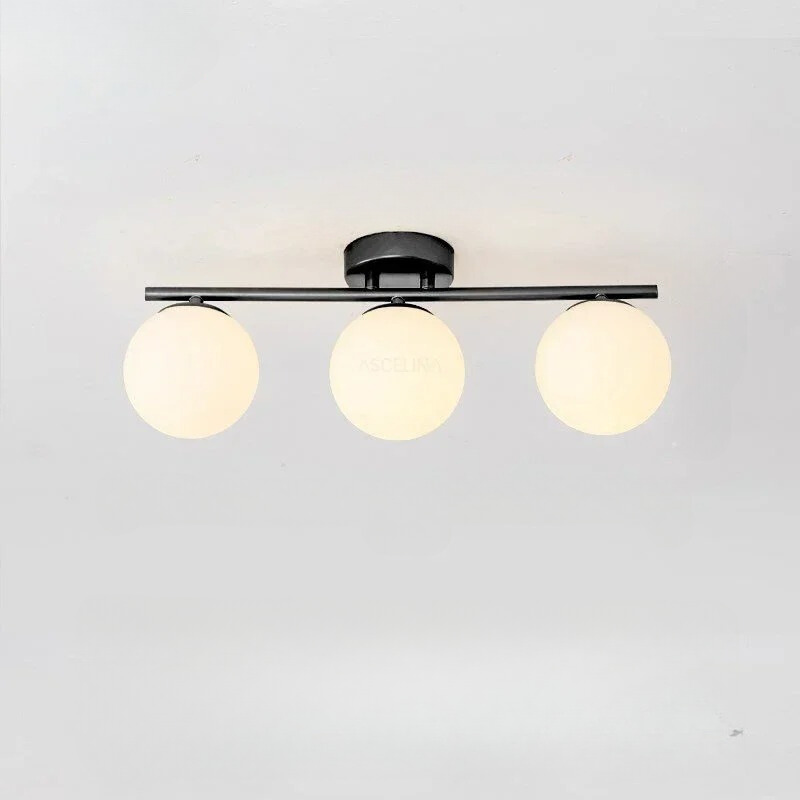 Elegant Glasskule Taklampa – Modern Belysning för Hemmet