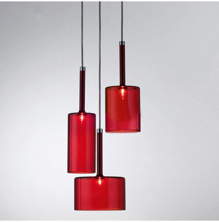 Elegant Glasstaklampe för Spisebord – Skapa Stämning