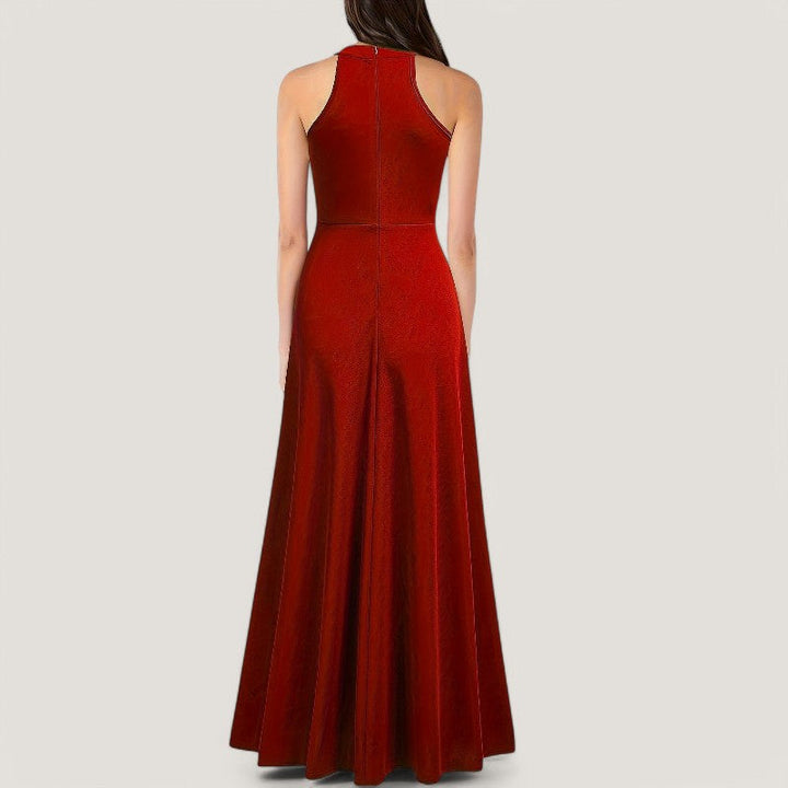 Elegant Halterneck Maxiklänning för Kvinnor