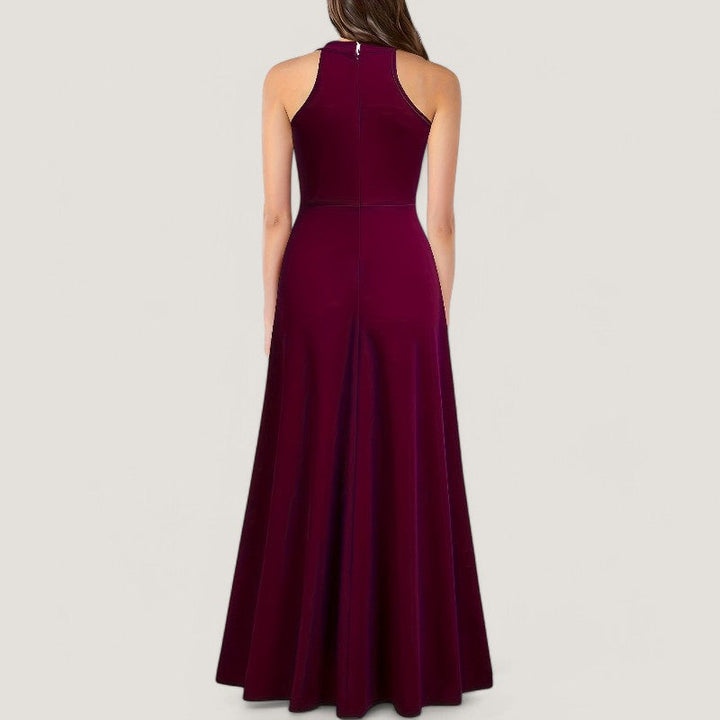 Elegant Halterneck Maxiklänning för Kvinnor