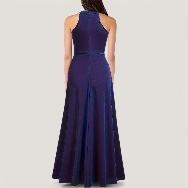 Elegant Halterneck Maxiklänning för Kvinnor