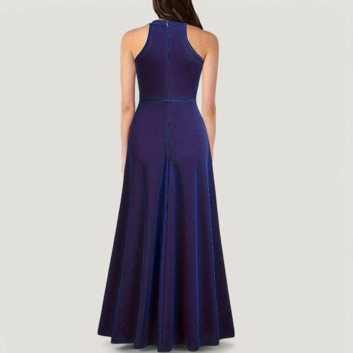 Elegant Halterneck Maxiklänning för Kvinnor