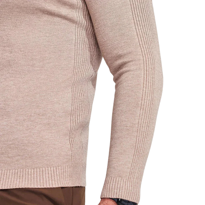 Herres Turtleneck Tröja i Klassisk Stil