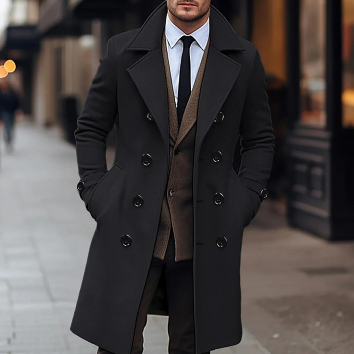 Elegant Vårfrakk för Herrer - Tidlös Stil
