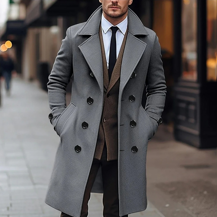 Elegant Vårfrakk för Herrer - Tidlös Stil
