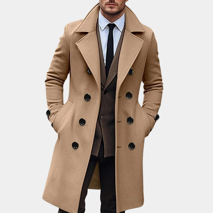 Elegant Vårfrakk för Herrer - Tidlös Stil