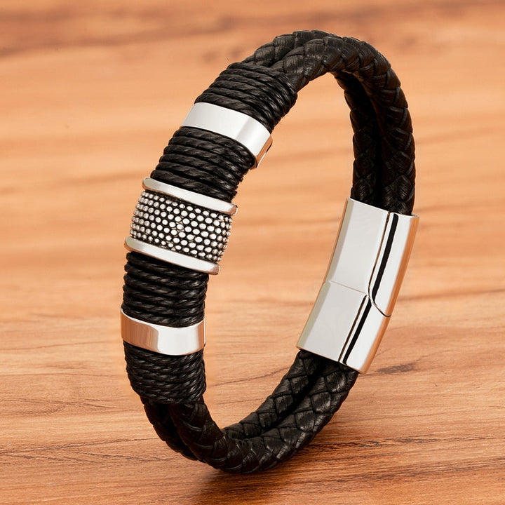 Universell Herr Armband i Vevd med Magnetlås