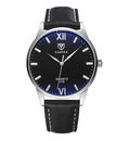 Elegant Kvarts Herreklokke med Rem