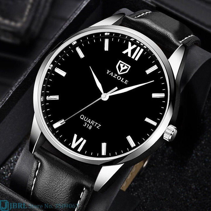 Elegant Kvarts Herreklokke med Rem