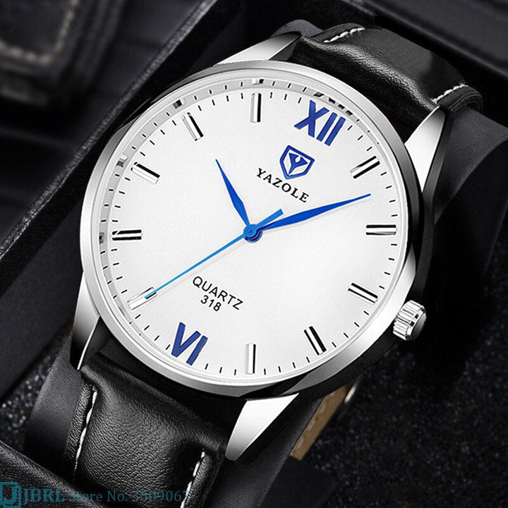 Elegant Kvarts Herreklokke med Rem