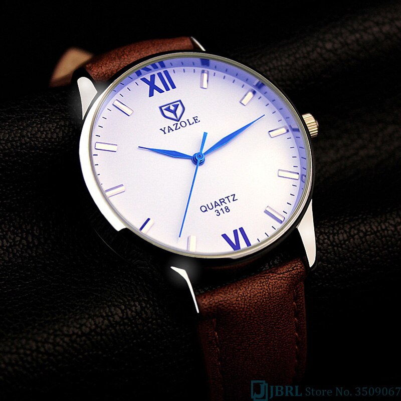 Elegant Kvarts Herreklokke med Rem
