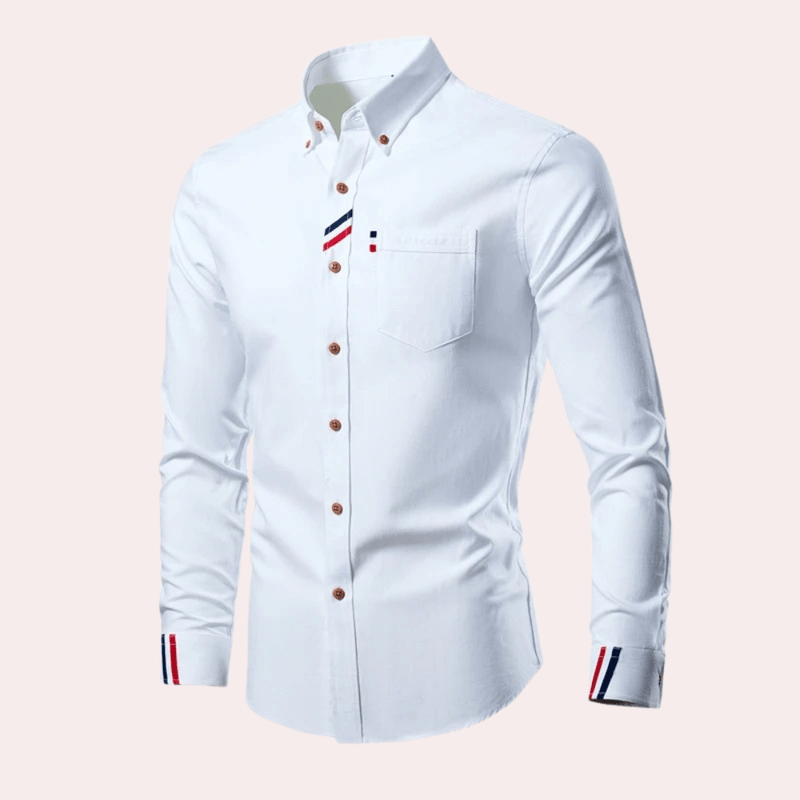 Elegant Skjorta för Herr med Långa Ärmar