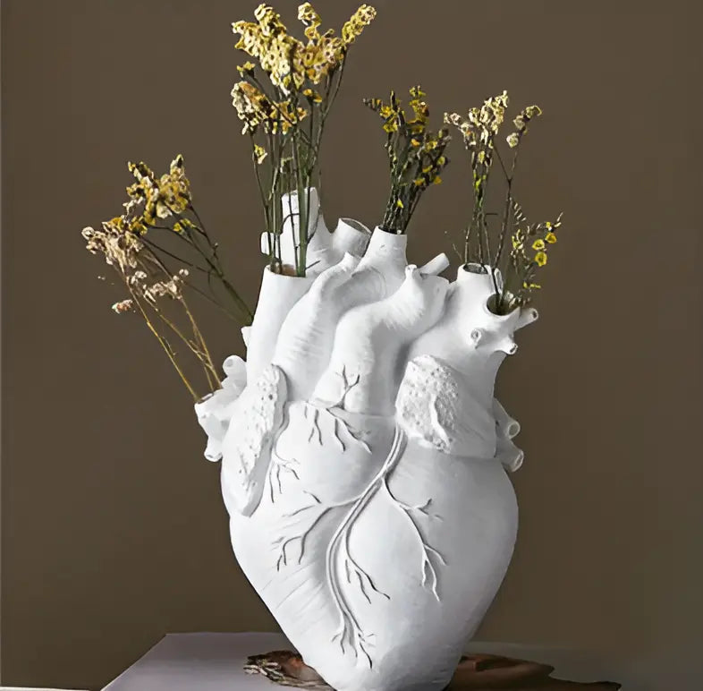 Elegant Hjerteformet Dekorvase för Hemmet