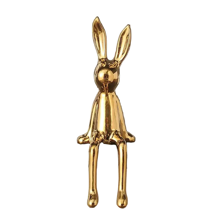 Elegant Kaninpynt i Metall - Modern Dyreskulptur