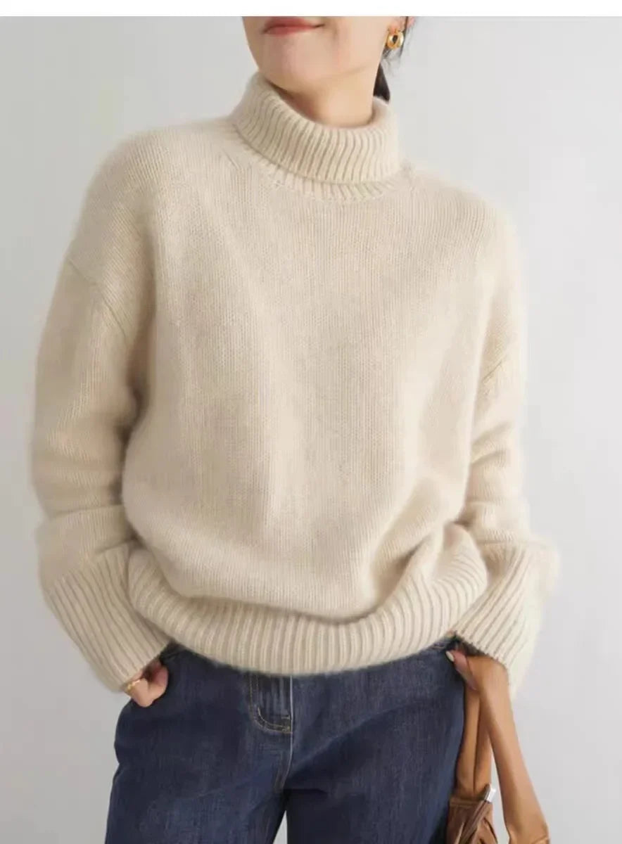 Tröja för Dam - Turtleneck | Elegant Komfort