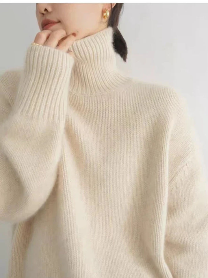 Tröja för Dam - Turtleneck | Elegant Komfort