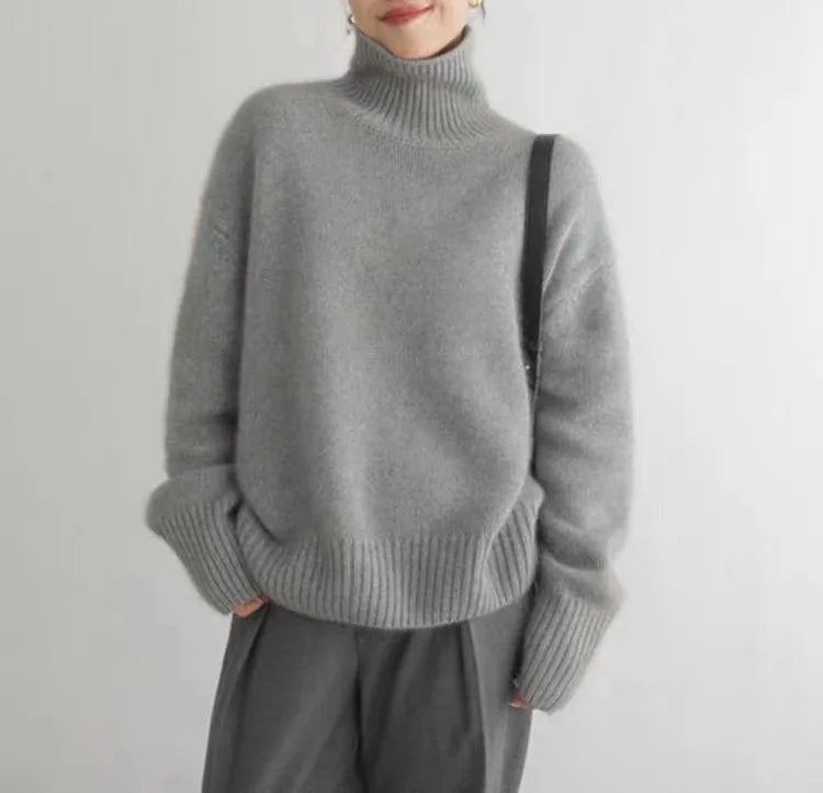 Tröja för Dam - Turtleneck | Elegant Komfort