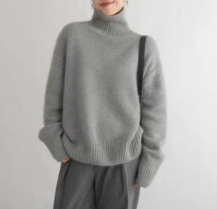Tröja för Dam - Turtleneck | Elegant Komfort