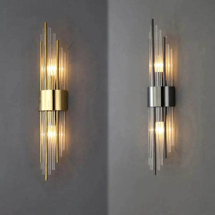 Elegant Krystall Vägglampa med LED