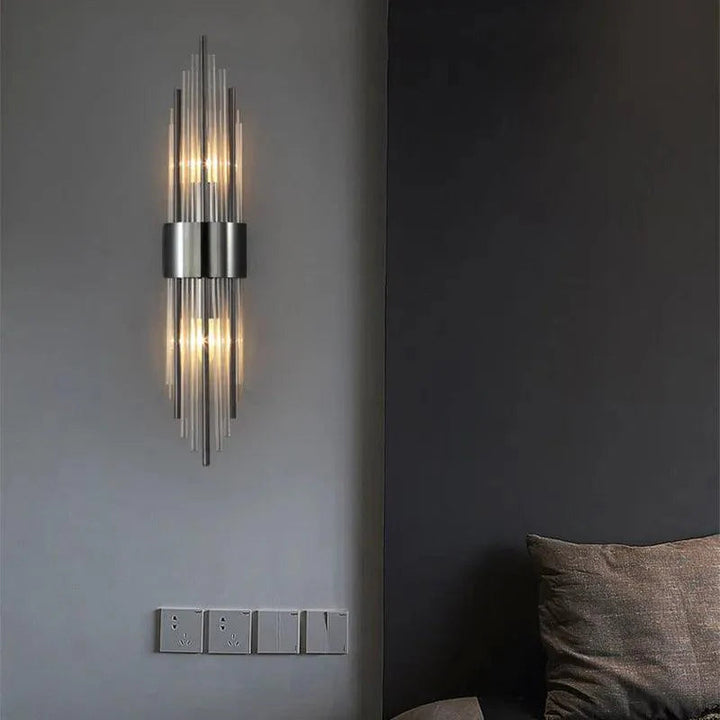 Elegant Krystall Vägglampa med LED