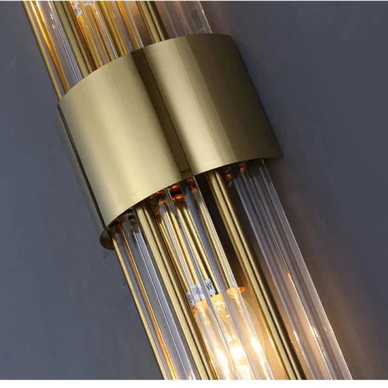 Elegant Krystall Vägglampa med LED