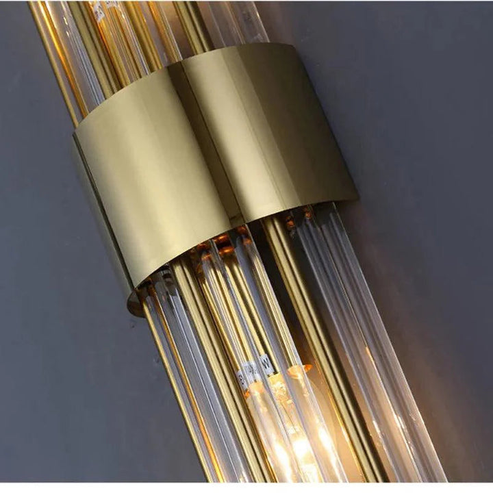 Elegant Krystall Vägglampa med LED