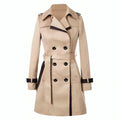 Elegant Lång Trenchcoat för Dam – Tidlös Stil & Komfort