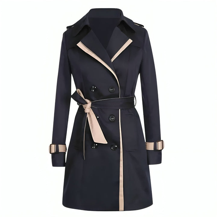 Elegant Lång Trenchcoat för Dam – Tidlös Stil &amp; Komfort
