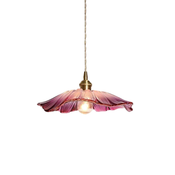 Elegant Lotusglasslampe – Skapa Magisk Atmosfär Hemma