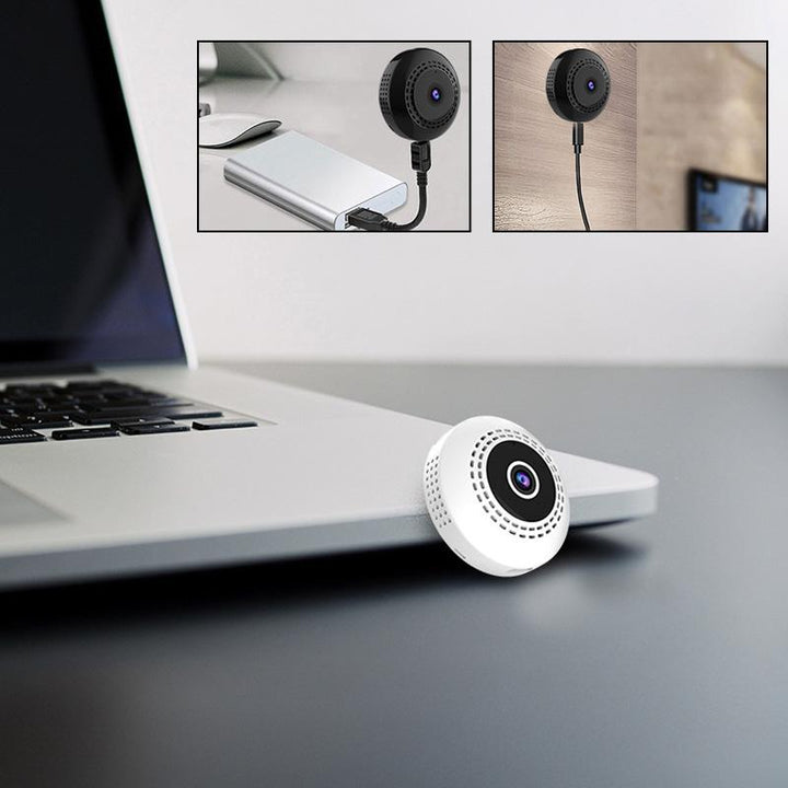 Mini WIFI Kamera med Vidvinkel - Nattvisjon och Magnetisk Base