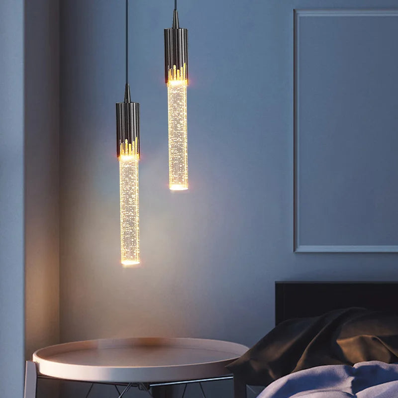 Elegant Modern Sylindrisk Pendellampa för Hemmet