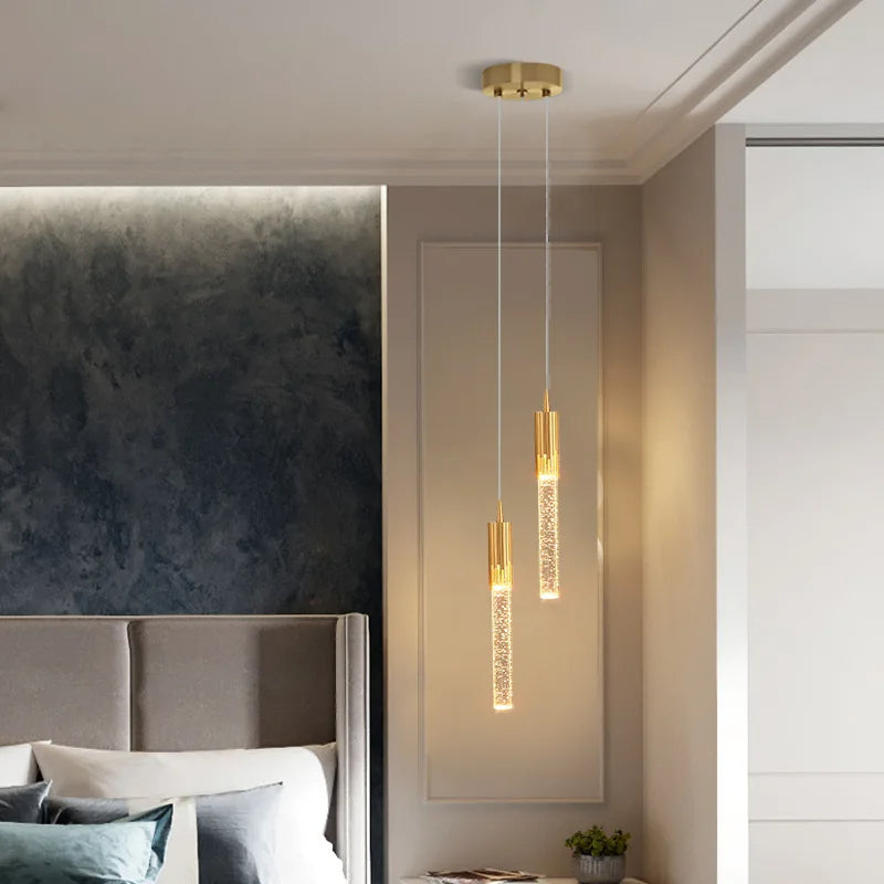 Elegant Modern Sylindrisk Pendellampa för Hemmet