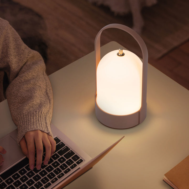 Modern uppladdningsbar lampa - Bärbar och dimbar LED-lykt