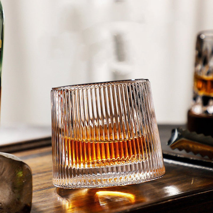 Elegant Roterende Whiskyglass för Vuxna