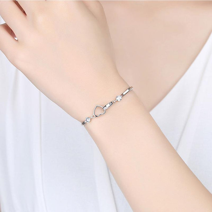 Sjelesöster Hjerte Armband - Glittrande Evig Kjärlighet