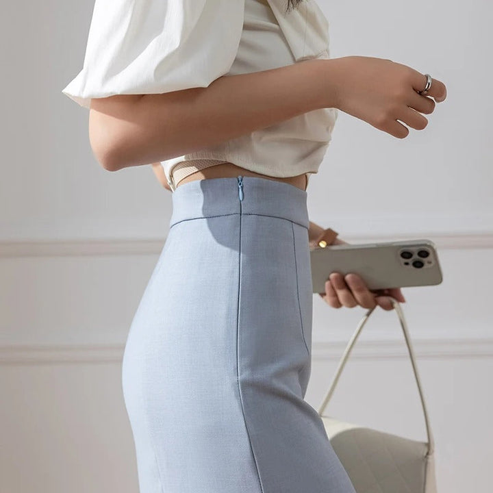 Kvinnor Slim Fit Havfrueskjört – Elegant och Mångsidig