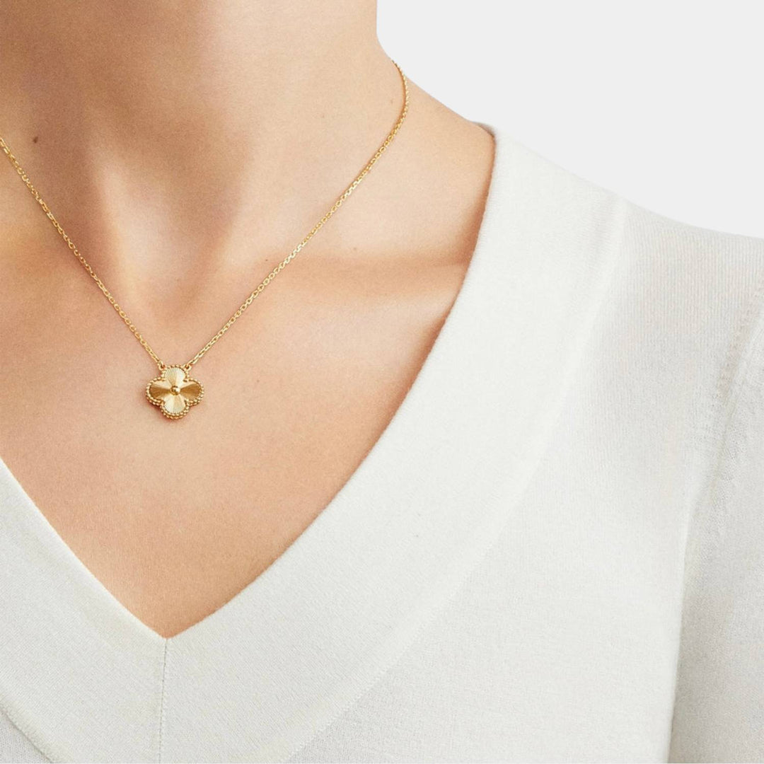 Luksuriöst Smykkesett för Damer - Halskjede, Armband, Öredobber