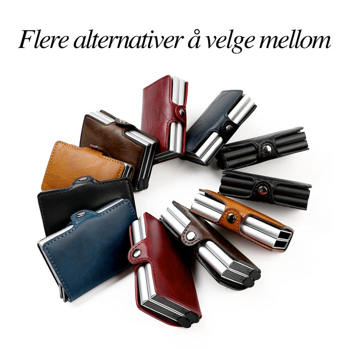 RFID Kredittkortholder med Doble Pop-Up Kortholdere