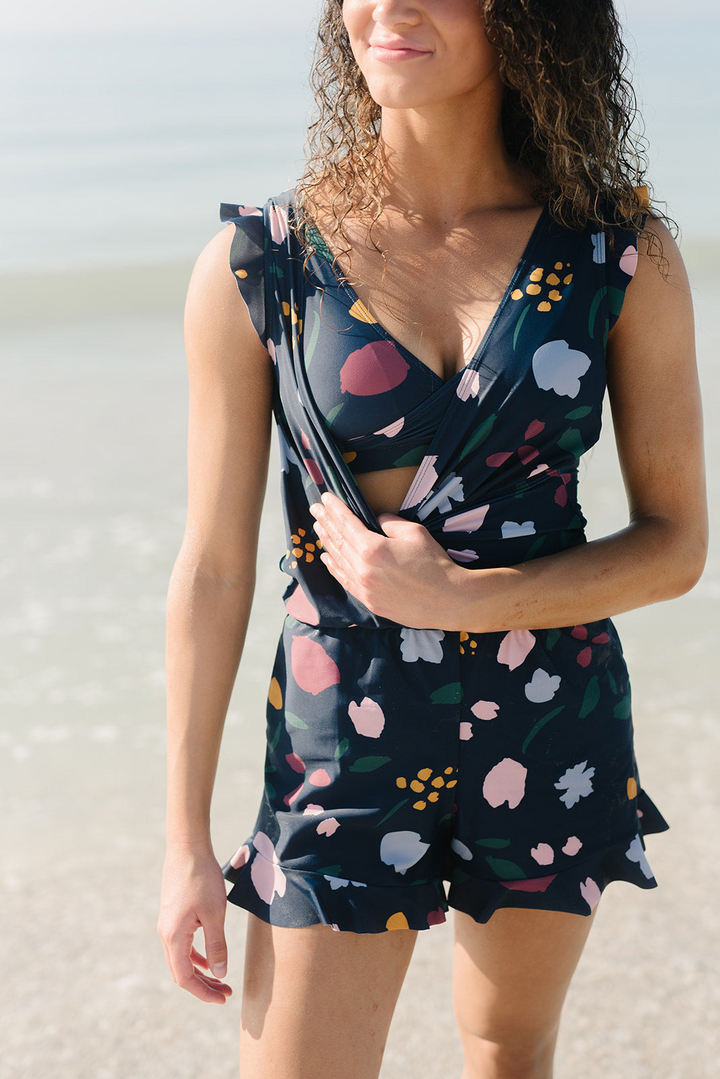 Dam Elegant Svömmeoverall med Integrerad BH
