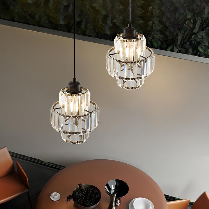 Fernando - Elegant Takpendel i Krystallglass