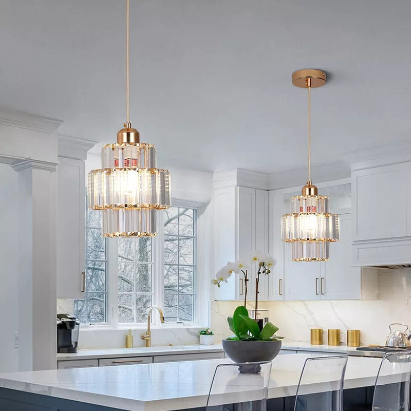 Fernando - Elegant Takpendel i Krystallglass