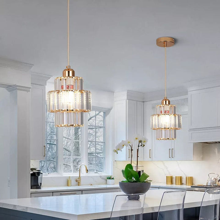 Fernando - Elegant Takpendel i Krystallglass