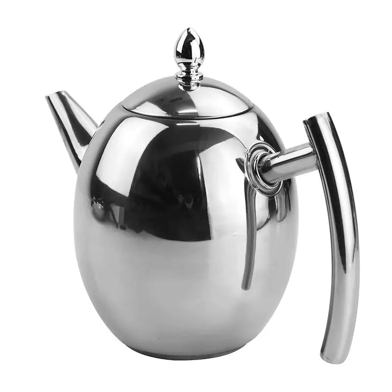 Elegant Tekanne i Rustfritt Stål med Integrerad Tesil