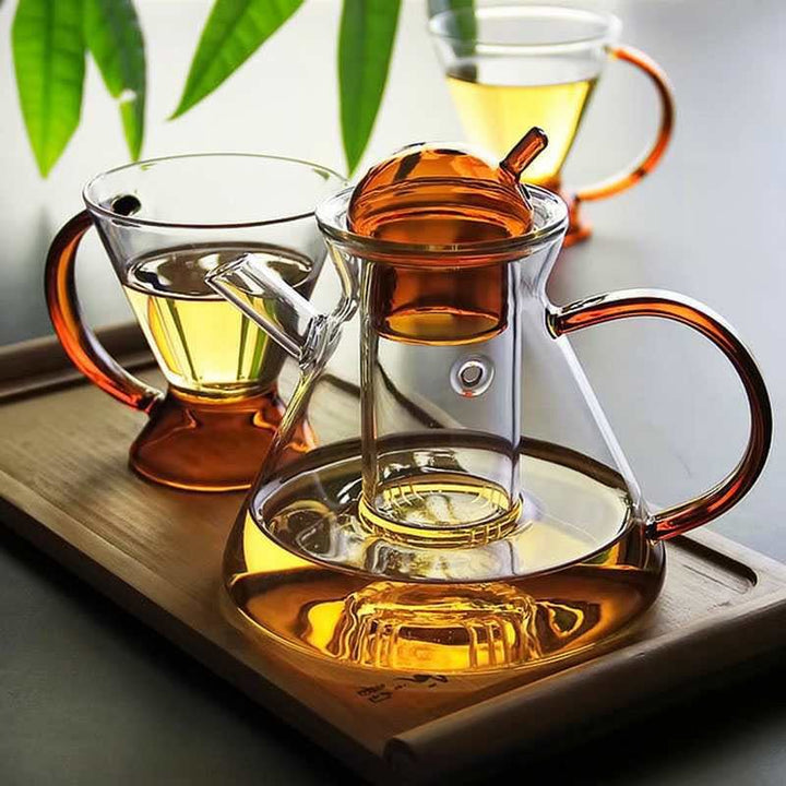 Elegant Te-set i Nordisk Design – Tekanne och Kopper