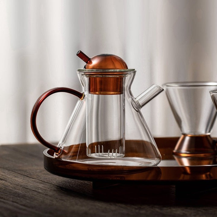 Elegant Te-set i Nordisk Design – Tekanne och Kopper