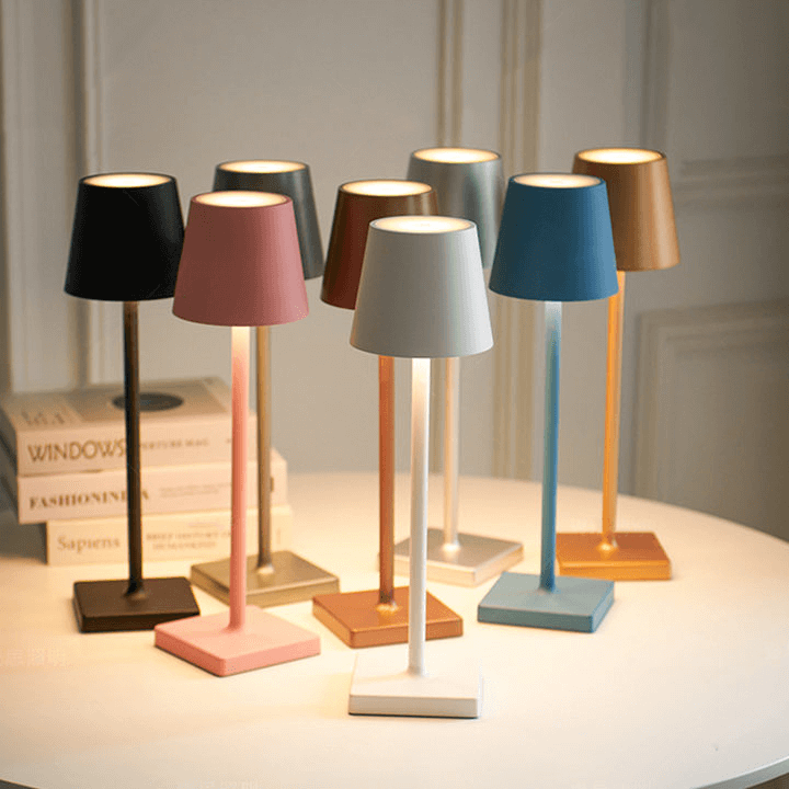 Nordiclight | Trådlös Uppladdningsbar Bordslampa | USB Laddning