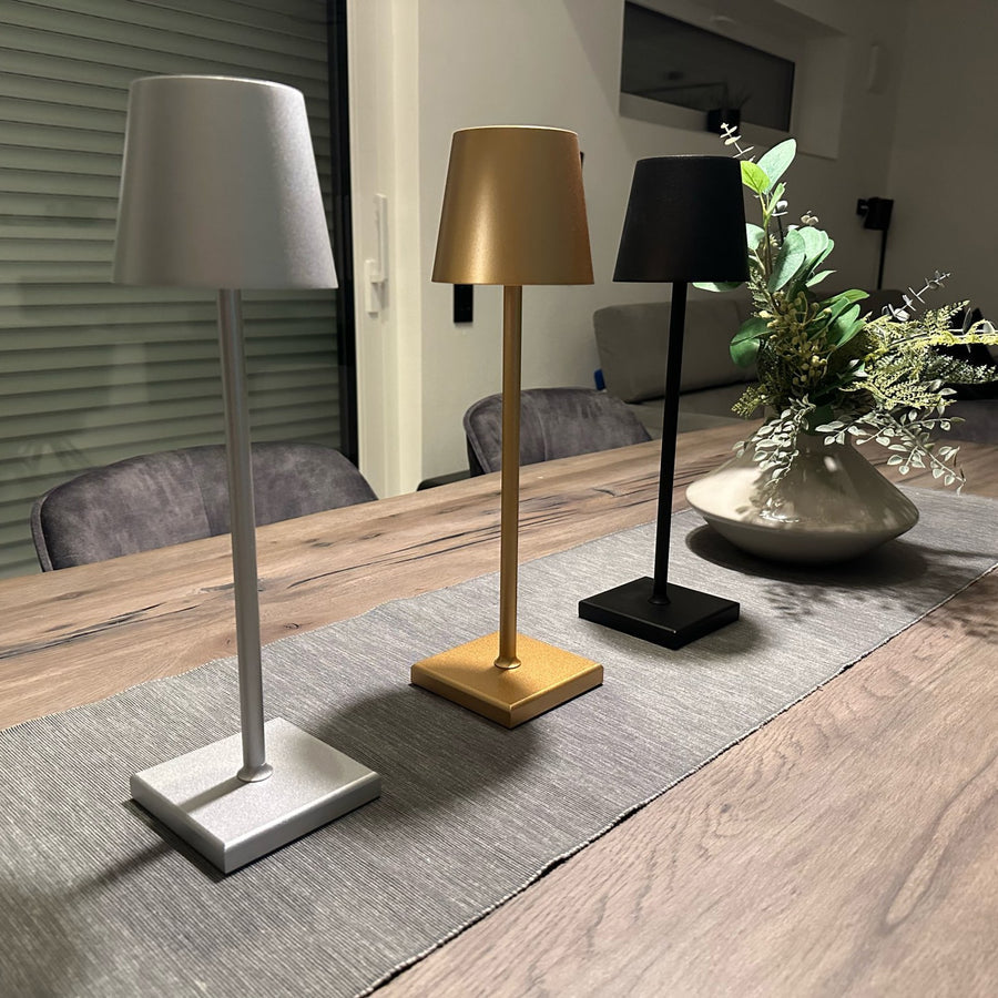 Nordiclight | Trådlös Uppladdningsbar Bordslampa | USB Laddning