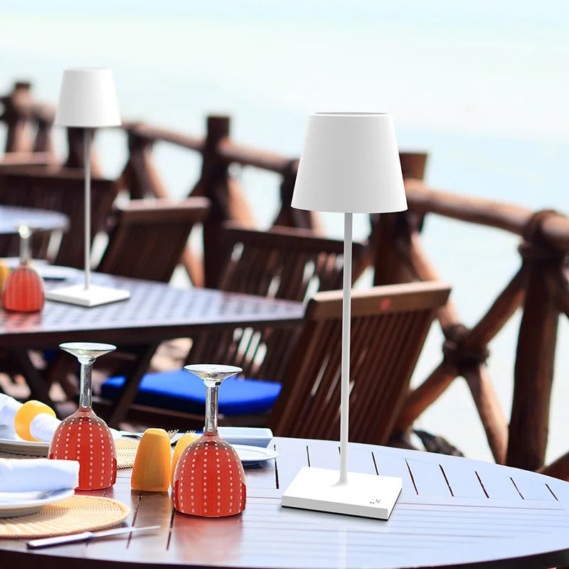 Nordiclight | Trådlös Uppladdningsbar Bordslampa | USB Laddning