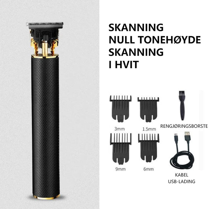 Trådlös hårtrimmer för män - Precision och stil - Vattentät