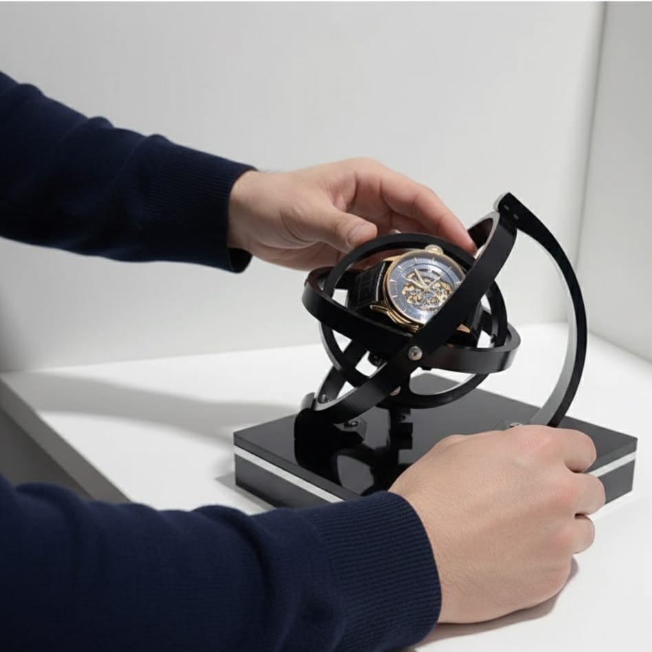 Automatisk Klocka Winder med Stillegående Design